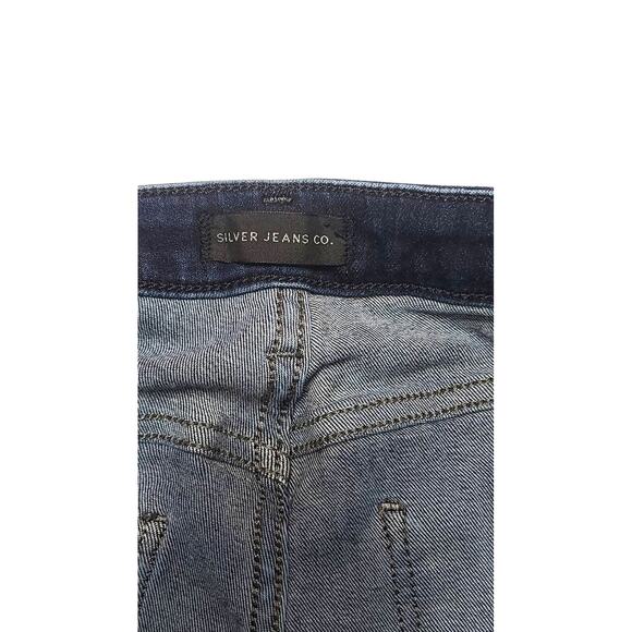 Silver Mazy skinny men's jeans size 34 x 29 dark wash - Picture 3 of 6